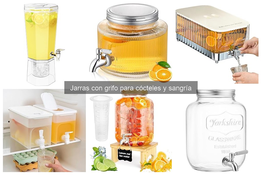 Mejores jarras con grifo para cócteles en Amazon