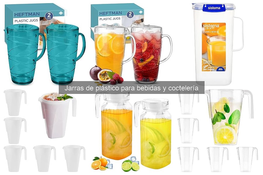Mejores jarras de plástico para coctelería en 2023