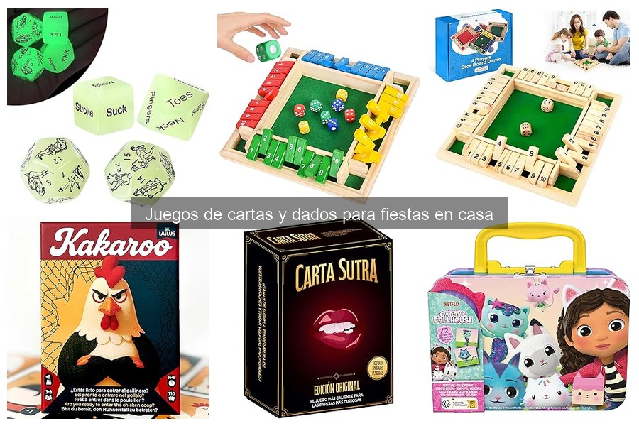 Mejores juegos de dados para adultos en fiestas