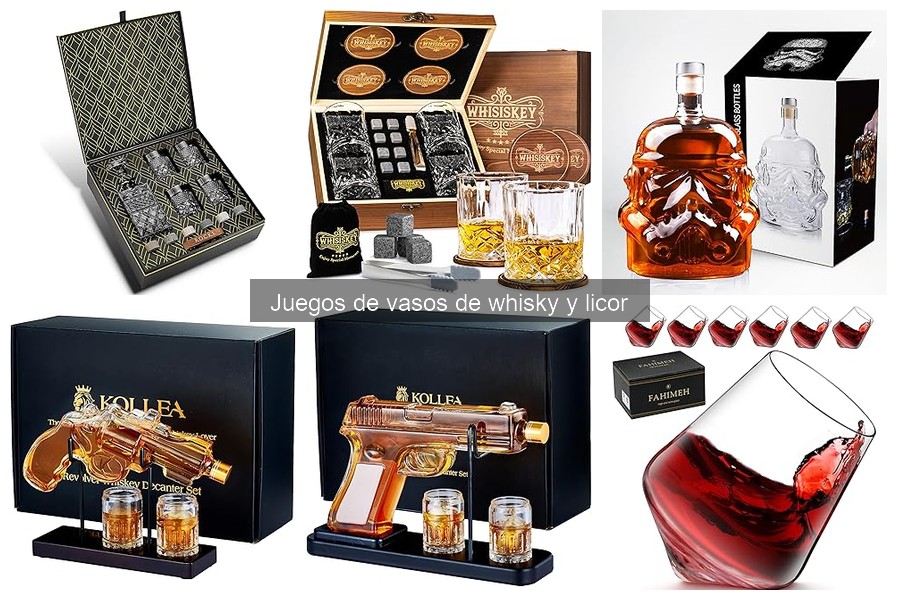 Mejores juegos de vasos de whisky para regalar con estilo