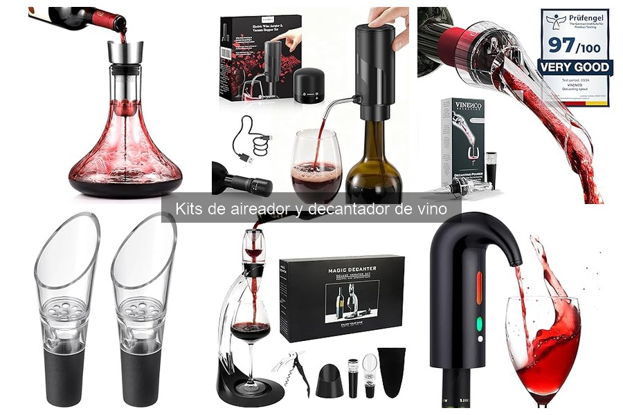 Mejores Kits de Aireador y Decantador de Vino del Mercado