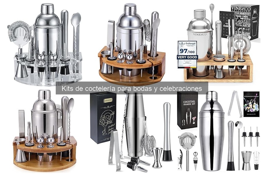 Mejores kits de coctelería para bodas en 2023