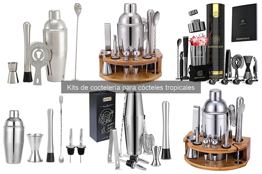 Mejores kits de coctelería para cócteles tropicales