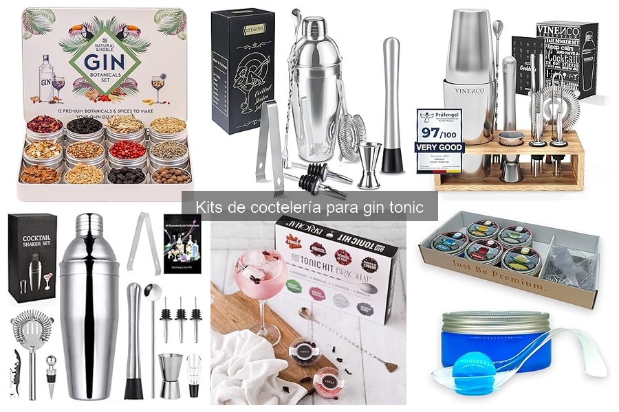 Mejores kits de coctelería para gin tonic en 2023
