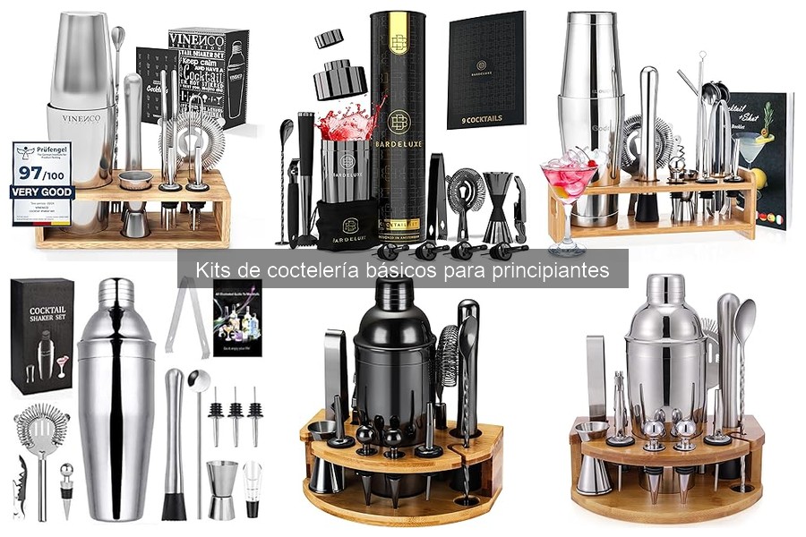 Mejores kits de coctelería para principiantes: comparativa 2023