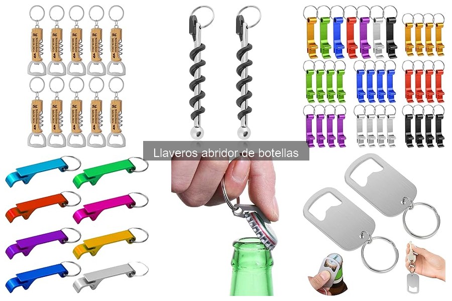 Mejores llaveros abridores de botellas para regalar en 2023
