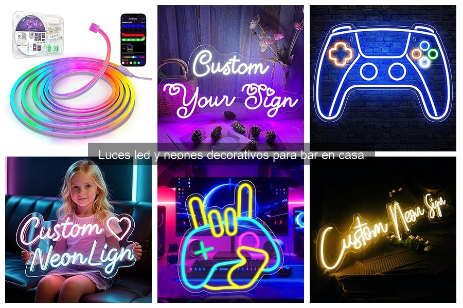 Mejores luces LED para un bar pequeño en casa