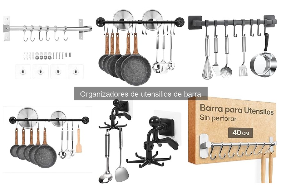Mejores lugares para comprar organizadores de utensilios de barra