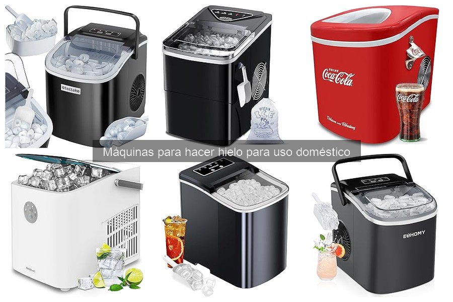 Mejores máquinas de hacer hielo para cócteles y cocina
