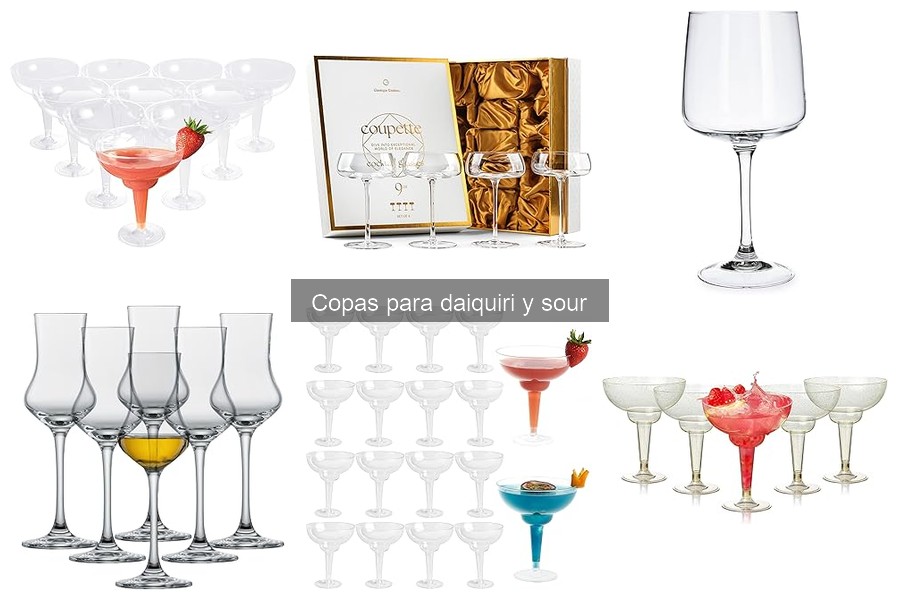 Mejores marcas de copas para daiquiri y sour en 2023