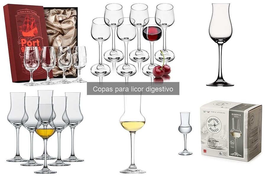 Mejores marcas de copas para licor digestivo recomendadas