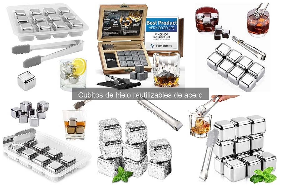 Mejores marcas de cubitos de hielo reutilizables de acero
