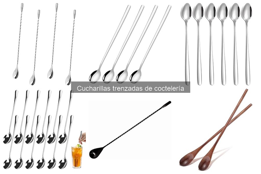 Mejores marcas de cucharillas trenzadas para coctelería