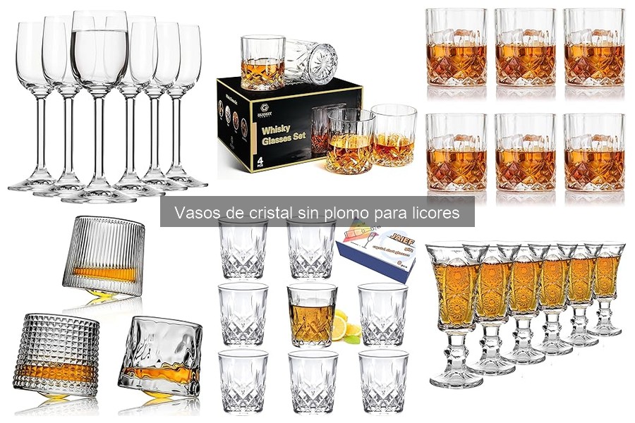 Mejores marcas de vasos de cristal sin plomo para licores