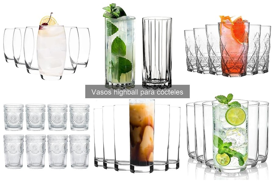 Mejores materiales para vasos highball: ventajas y desventajas