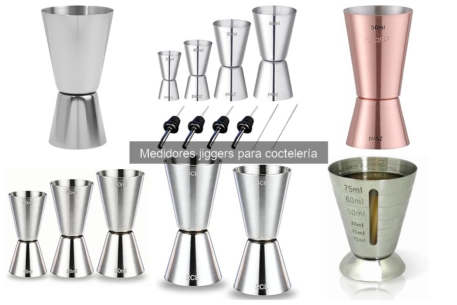 Mejores medidores jigger para principiantes en coctelería