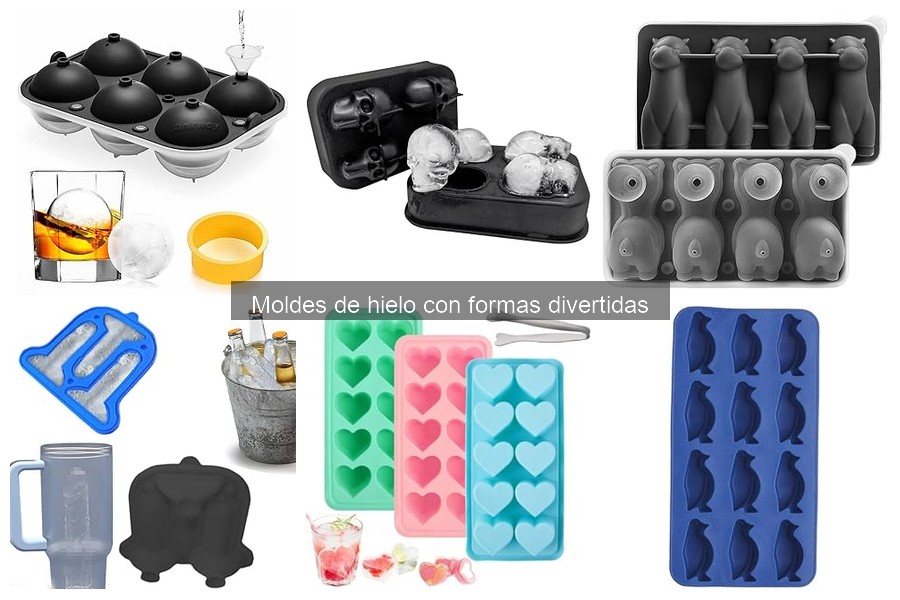 Mejores moldes de hielo divertidos para tus fiestas