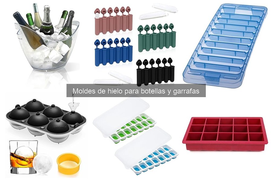 Mejores moldes de hielo para botellas: dónde comprarlos online