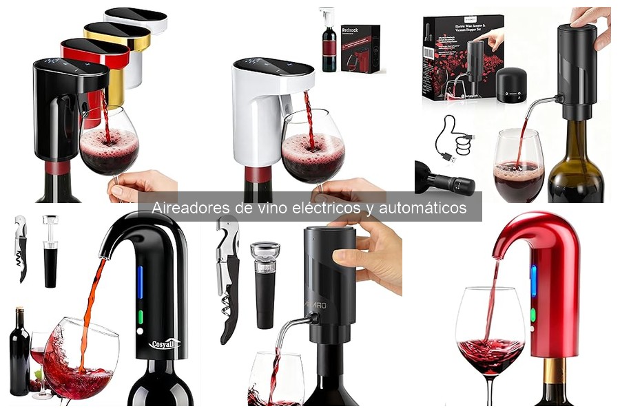 Mejores ofertas de aireadores de vino eléctricos en 2023