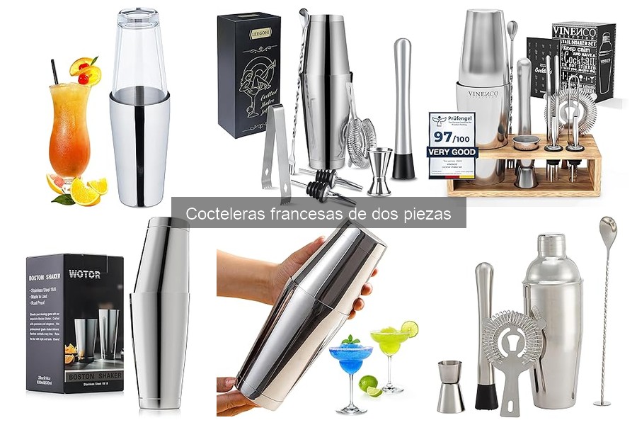 Mejores ofertas y precios de cocteleras francesas de dos piezas