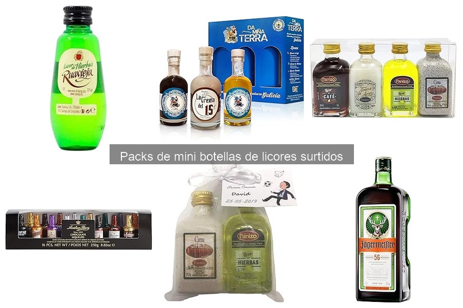 Mejores packs de mini botellas de licores para regalar