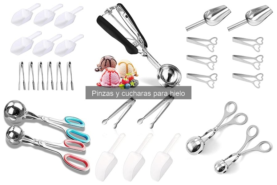 Mejores pinzas y cucharas para hielo en 2023: Comparativa