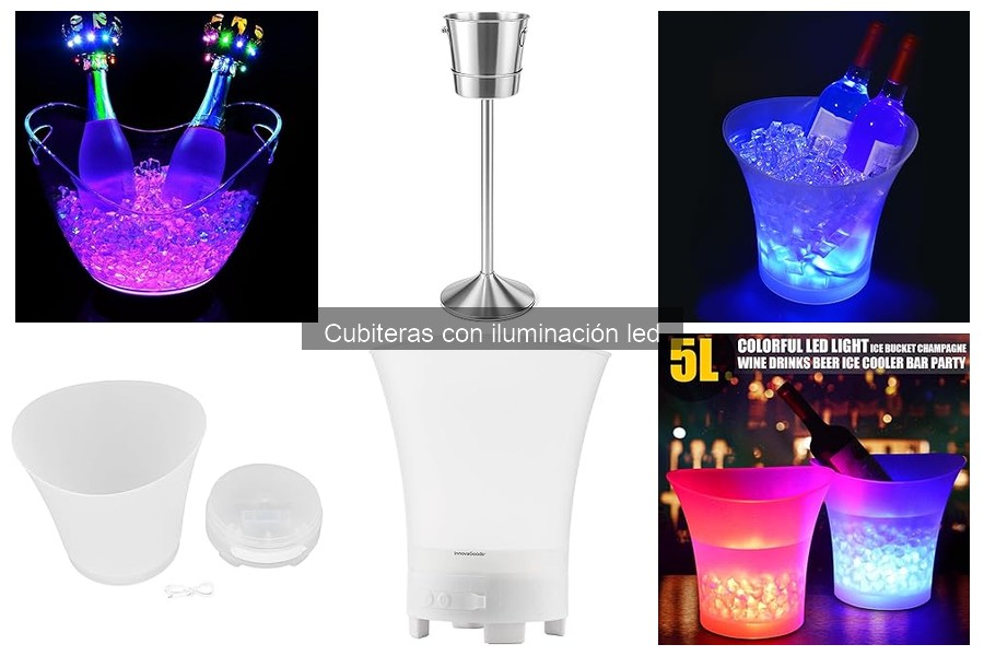 Mejores precios de cubiteras con iluminación LED en 2023