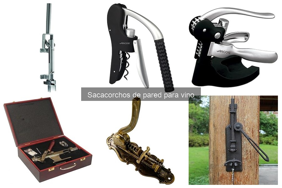 Mejores sacacorchos de pared para principiantes en vino