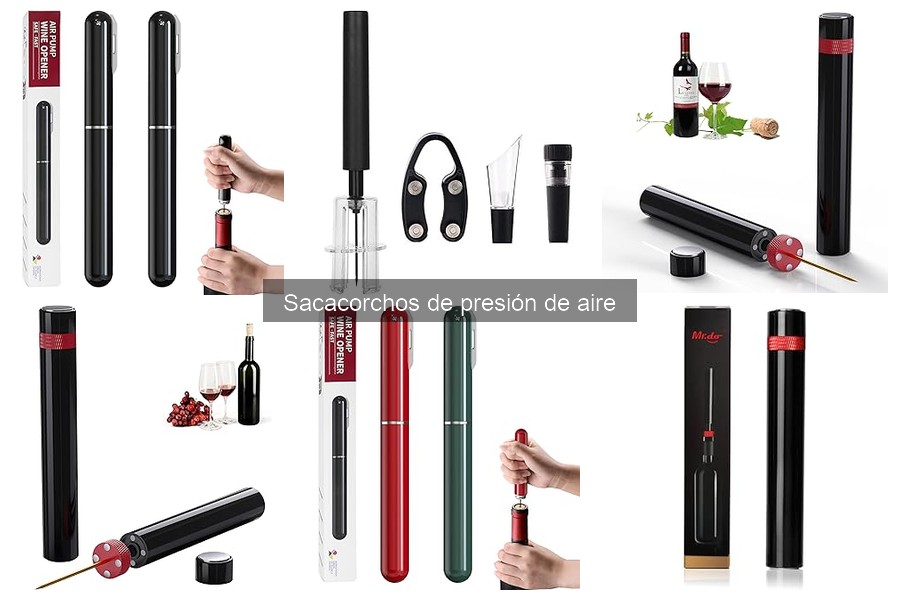 Mejores sacacorchos de presión de aire para movilidad reducida