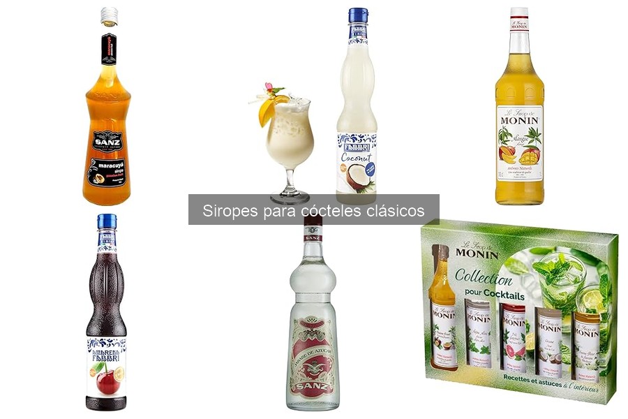 Mejores siropes para cócteles en casa: recomendaciones y tips