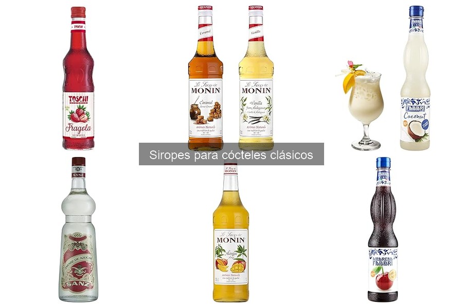 Mejores siropes para un mojito: comparativa y recomendaciones