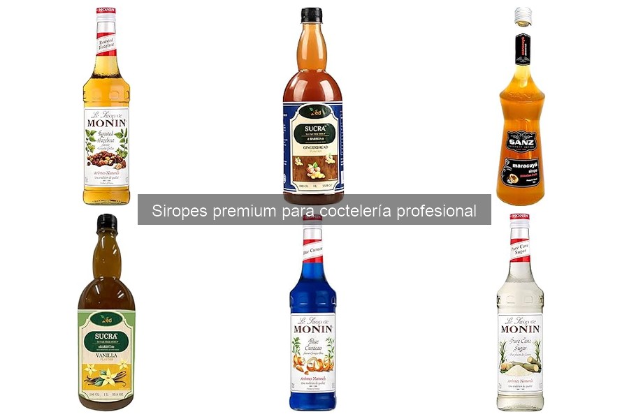 Mejores siropes premium para cócteles clásicos