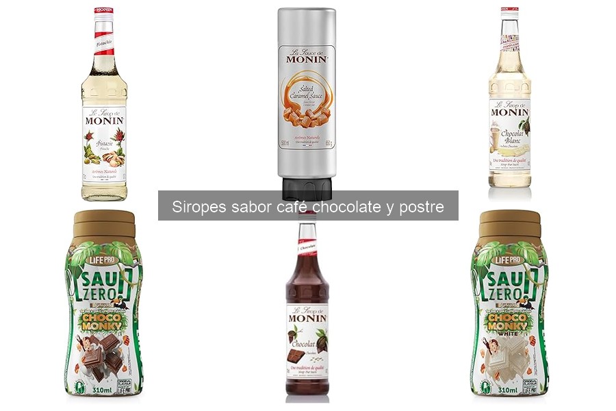 Mejores siropes sabor café y chocolate para postres
