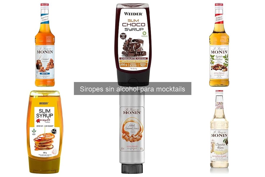 Mejores siropes sin alcohol para mocktails en 2023