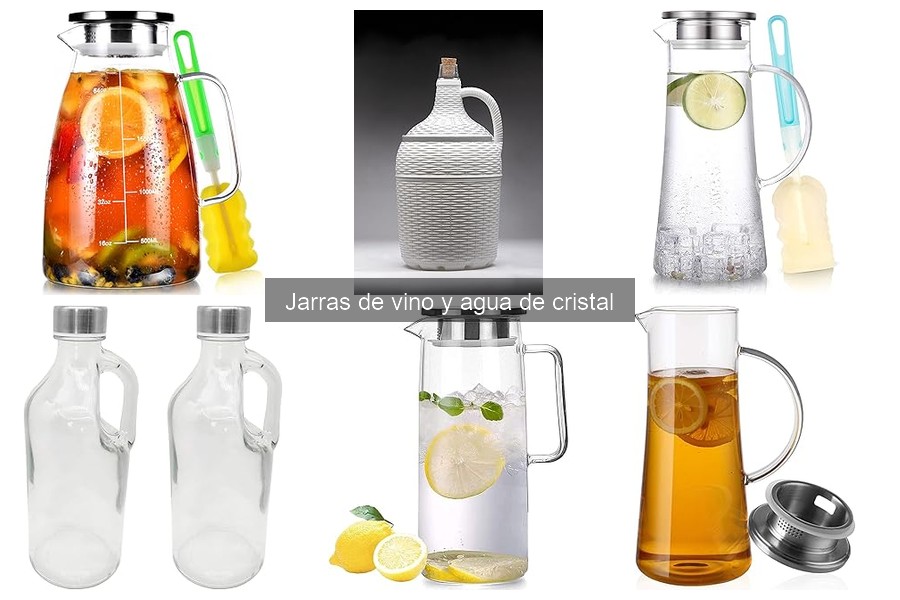 Mejores tiendas para comprar jarras de vino y agua de cristal