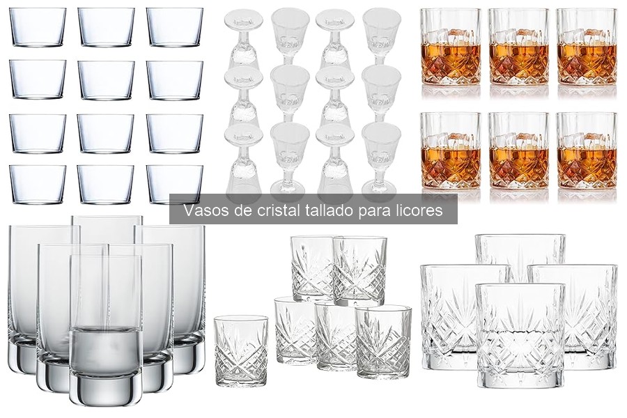 Mejores vasos de cristal tallado para regalar en ocasiones especiales