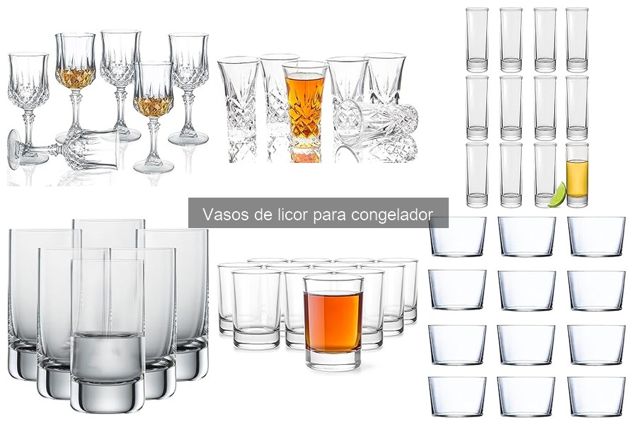 Mejores vasos de licor para congelador en 2023