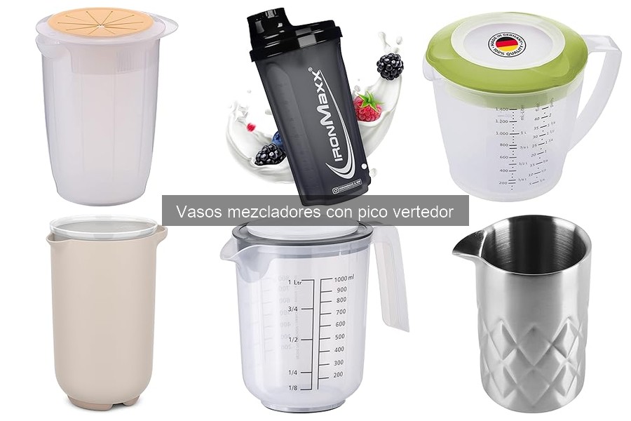 Mejores vasos mezcladores con pico vertedor para principiantes
