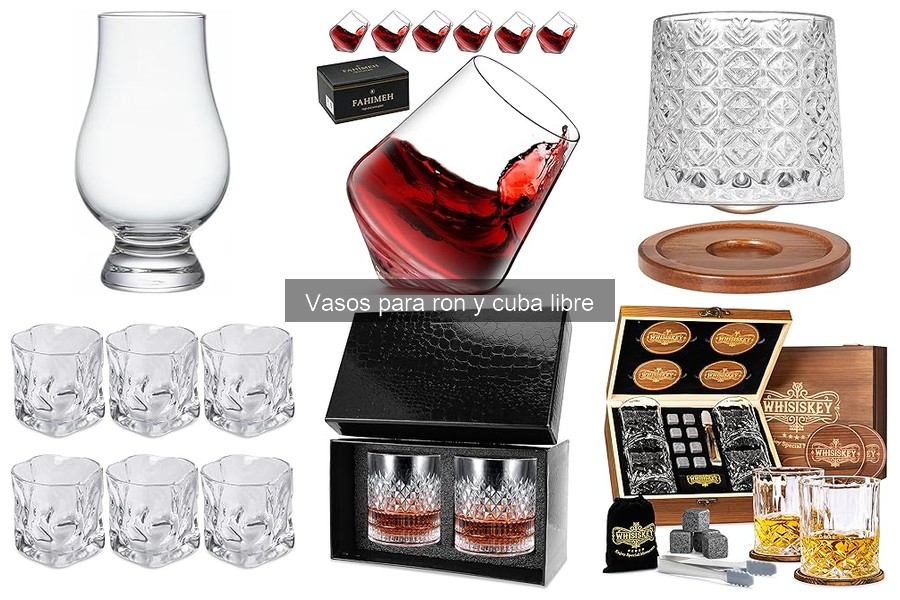Mejores Vasos para Ron y Cuba Libre: Comparativa 2023
