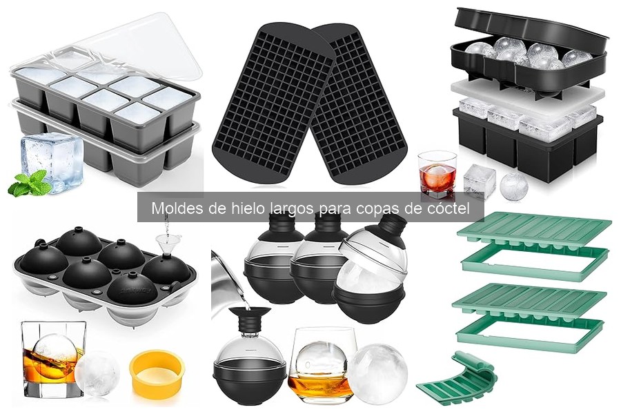 Moldes de hielo largos vs. otros moldes: ¿cuál elegir?