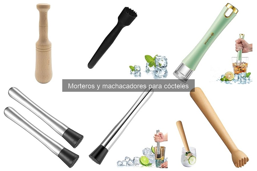 Morteros y Machacadores para Cócteles: ¿Qué son y cómo usarlos?