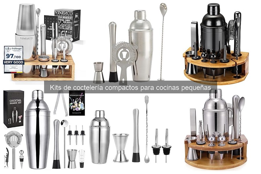 Ofertas de kits de coctelería compactos para cocinar en casa