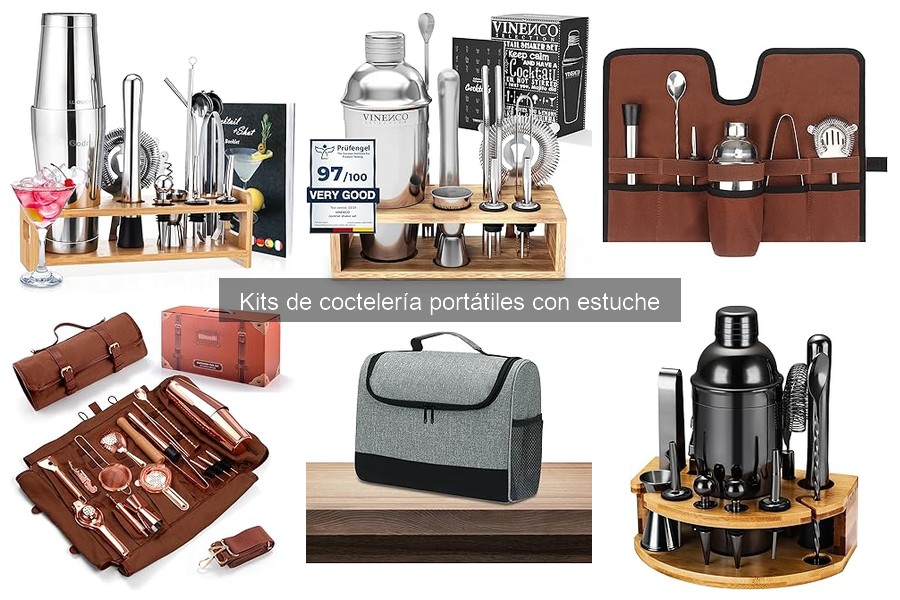 Ofertas en Kits de Coctelería Portátiles para Preparar Cócteles