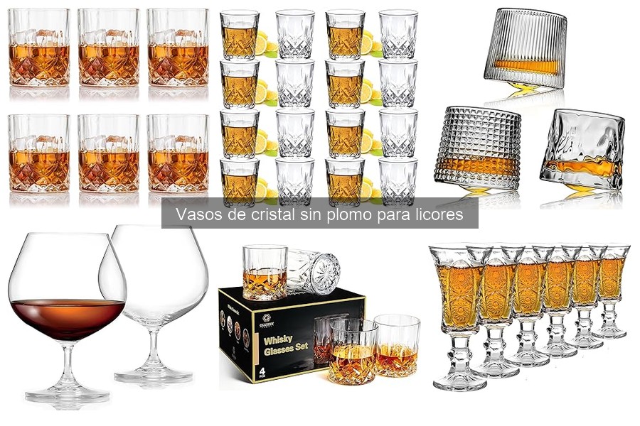 Ofertas en vasos de cristal sin plomo para licores