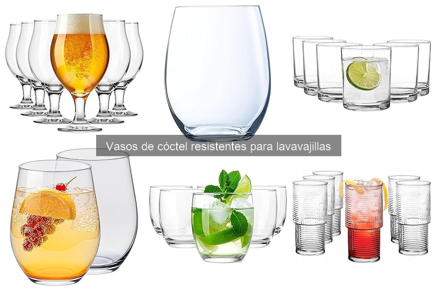 Ofertas y precios de vasos de cóctel resistentes para lavavajillas