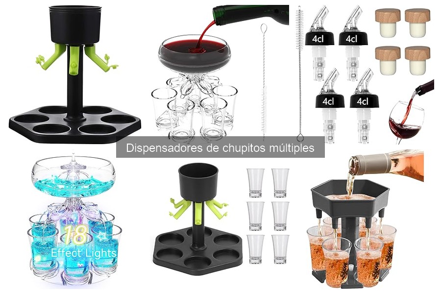 Opiniones de dispensadores de chupitos múltiples: ¿valen la pena?