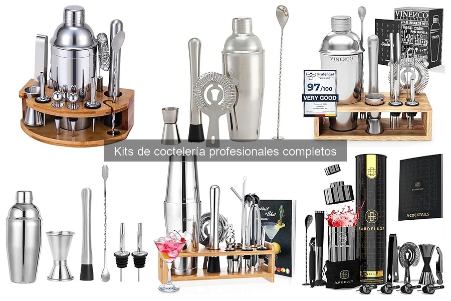 Opiniones de usuarios sobre kits de coctelería completos