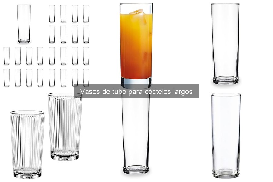 Opiniones de usuarios sobre vasos de tubo para cócteles largos