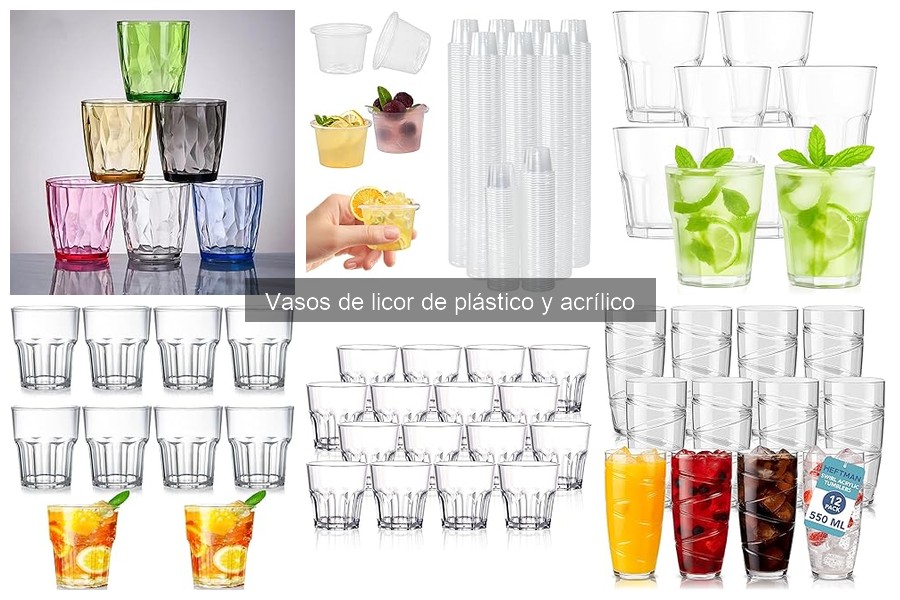 Opiniones de vasos de licor de acrílico: ¿vale la pena comprarlos?