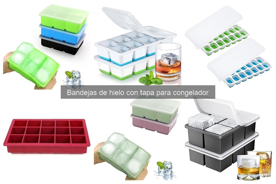 Opiniones sobre bandejas de hielo con tapa: mejores modelos